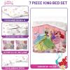 imageJay Franco Marvel Deadpool Queen Size Comforter Set  7 Piece Bedding Includes Sheet Set and Pillow Covers  Gray and Red Super Soft Cozy BeddingPink  Princess 01