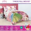 imageJay Franco Marvel Deadpool Queen Size Comforter Set  7 Piece Bedding Includes Sheet Set and Pillow Covers  Gray and Red Super Soft Cozy BeddingPink  Princess 01