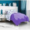imageJay Franco Marvel Deadpool Queen Size Comforter Set  7 Piece Bedding Includes Sheet Set and Pillow Covers  Gray and Red Super Soft Cozy BeddingPurple  If