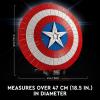 imageLEGO Marvel Captain Americas Shield 76262 Model Kit for Adults Collectible Replica of Captain Americas Iconic Shield This Disney Marvel Building Set for Adults Makes a Great Graduation Gift