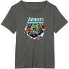 imageMarvel  Avengers Paper Rip TShirtAsphalt Grey