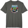 imageMarvel  Avengers Paper Rip TShirtAsphalt Grey