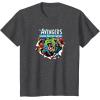imageMarvel  Avengers Paper Rip TShirtDark Heather Grey