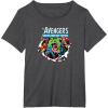 imageMarvel  Avengers Paper Rip TShirtDark Heather Grey