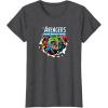 imageMarvel  Avengers Paper Rip TShirtDark Heather Grey