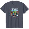 imageMarvel  Avengers Paper Rip TShirtHeather Blue