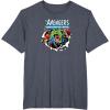 imageMarvel  Avengers Paper Rip TShirtHeather Blue