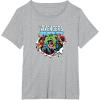 imageMarvel  Avengers Paper Rip TShirtHeather Grey
