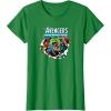 imageMarvel  Avengers Paper Rip TShirtKelly Green