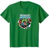 imageMarvel  Avengers Paper Rip TShirtKelly Green