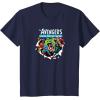 imageMarvel  Avengers Paper Rip TShirtNavy Blue