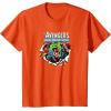 imageMarvel  Avengers Paper Rip TShirtOrange