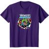 imageMarvel  Avengers Paper Rip TShirtPurple