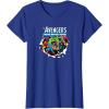 imageMarvel  Avengers Paper Rip TShirtRoyal Blue