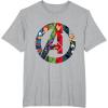 imageMarvel Avengers A Logo TShirtHeather Grey
