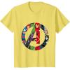 imageMarvel Avengers A Logo TShirtLemon Yellow