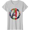 imageMarvel Avengers A Logo TShirtSilver Grey