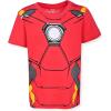 imageMarvel Avengers Captain America Hulk and Iron Man Boys 4 Pack Short Sleeve TShirt for Toddler and Little KidsDark Gray