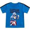 imageMarvel Avengers Captain America Hulk and Iron Man Boys 4 Pack Short Sleeve TShirt for Toddler and Little KidsMulti