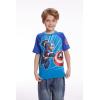 imageMarvel Avengers Captain America Hulk and Iron Man Boys 4 Pack Short Sleeve TShirt for Toddler and Little KidsThorHulkCaptain AmericaIron Man