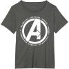 imageMarvel Avengers Endgame Logo Heroes and Legends TShirtAsphalt Grey