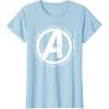 imageMarvel Avengers Endgame Logo Heroes and Legends TShirtBaby Blue