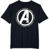 imageMarvel Avengers Endgame Logo Heroes and Legends TShirtBlack