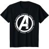 imageMarvel Avengers Endgame Logo Heroes and Legends TShirtBlack