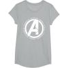 imageMarvel Avengers Endgame Logo Heroes and Legends TShirtHeather Grey