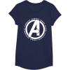 imageMarvel Avengers Endgame Logo Heroes and Legends TShirtNavy Blue