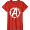 imageMarvel Avengers Endgame Logo Heroes and Legends TShirtRed