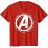 imageMarvel Avengers Endgame Logo Heroes and Legends TShirtRed