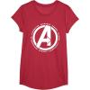 imageMarvel Avengers Endgame Logo Heroes and Legends TShirtRed Heather