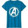 imageMarvel Avengers Endgame Logo Heroes and Legends TShirtSapphire Blue