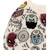 imageMarvel Avengers Fleece Sweatshirt and Pants Outfit Set Toddler to Little Kid Sizes 2T  78Cream Beige