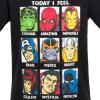 imageMarvel Avengers SpiderMan Iron Man Thor 3 Pack TShirts Toddler to Big KidBlackwhite