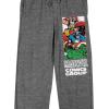 imageMarvel Comics Presents Superheroes Mens Heather Gray Sleep Pajama PantsHeather Gray
