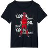 imageMarvel Deadpool ampamp Wolverine The Dirtiest Kidpool Retro TShirtBlack