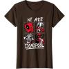 imageMarvel Deadpool ampamp Wolverine We Are Deadpool Face Panels TShirtBrown