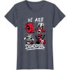 imageMarvel Deadpool ampamp Wolverine We Are Deadpool Face Panels TShirtHeather Blue
