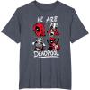 imageMarvel Deadpool ampamp Wolverine We Are Deadpool Face Panels TShirtHeather Blue