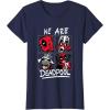 imageMarvel Deadpool ampamp Wolverine We Are Deadpool Face Panels TShirtNavy Blue