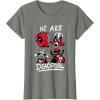 imageMarvel Deadpool ampamp Wolverine We Are Deadpool Face Panels TShirtOlive Heather