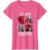 imageMarvel Deadpool ampamp Wolverine We Are Deadpool Face Panels TShirtPink Heather