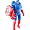 imageMarvel Epic Hero Series Battle Gear Captain America Action Figure 4Inch Avengers Super Hero Toys for Kids Ages 4 and UpCaptain America Battle Gear