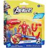 imageMarvel Epic Hero Series Battle Gear Captain America Action Figure 4Inch Avengers Super Hero Toys for Kids Ages 4 and UpIron Man Battle Gear