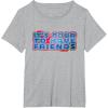 imageMarvel Guardians of the Galaxy 3 Its Good to Have Friends TShirtHeather Grey