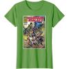 imageMarvel Guardians of the Galaxy Vol 3 Cosmic Comic Poster TShirtGrass Green
