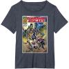 imageMarvel Guardians of the Galaxy Vol 3 Cosmic Comic Poster TShirtHeather Blue