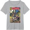 imageMarvel Guardians of the Galaxy Vol 3 Cosmic Comic Poster TShirtHeather Grey